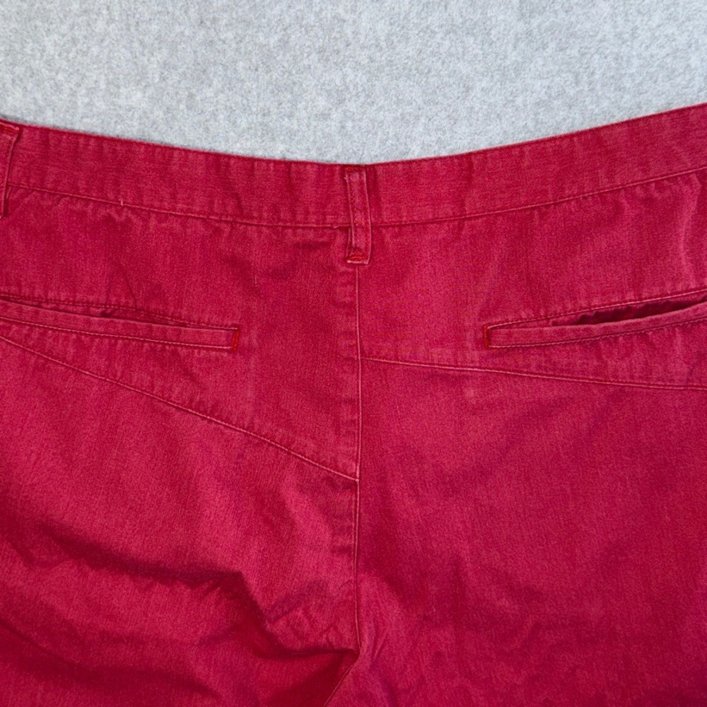 Volcom Vmonty Shorts Mens 38 Red Chino Skate A09313S2 - Picture 9 of 14